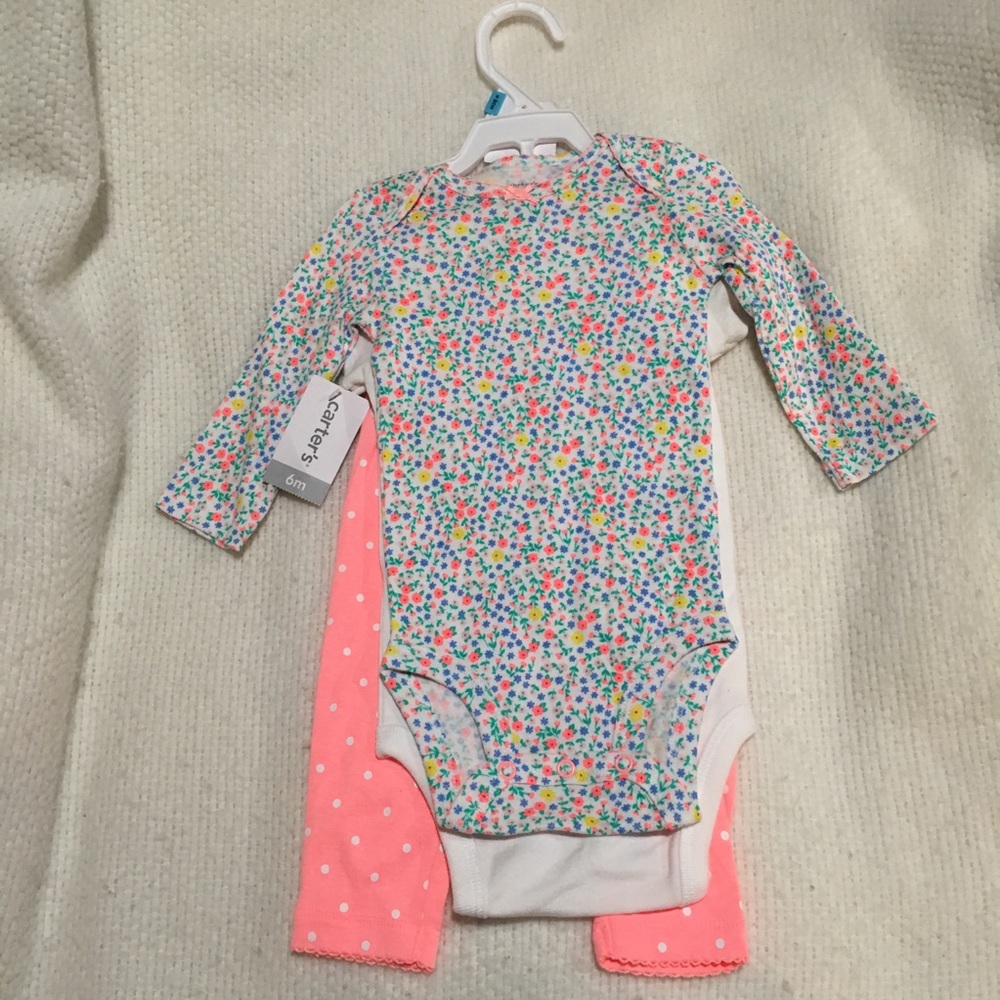 Carter’s 3piece set baby girl 6 month